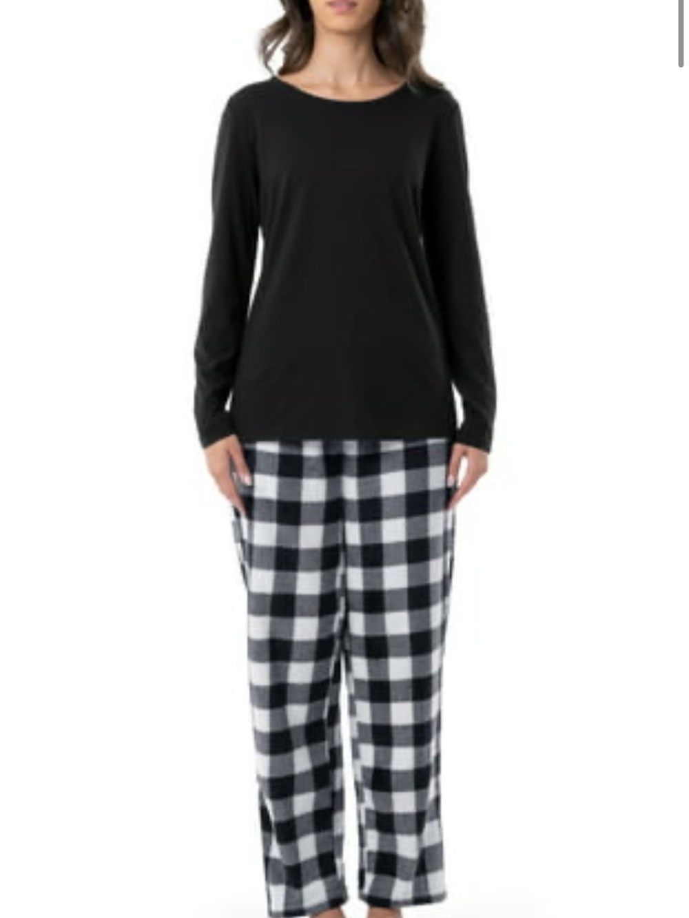 Brand New Fruit of the Loom Women’s PJs Jersey Top and Fleece Pants